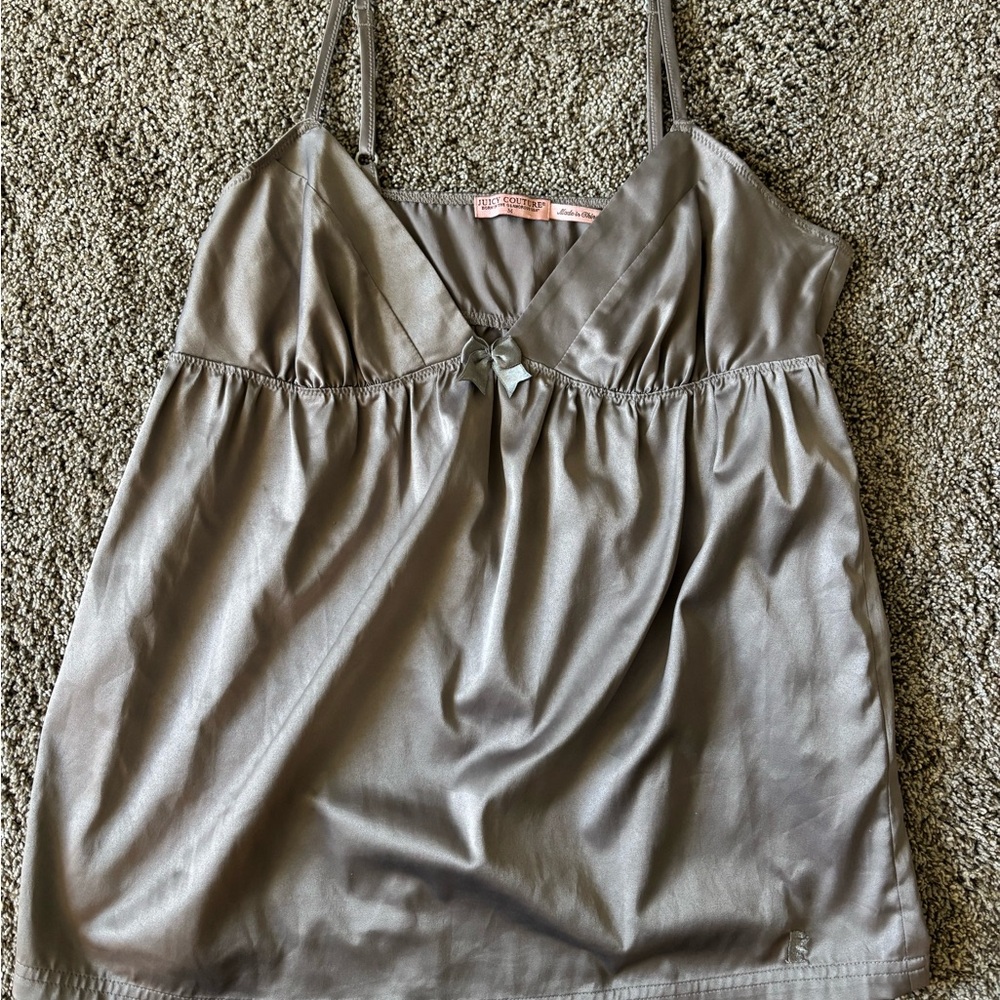 Juicy Couture Gray Camisole Top